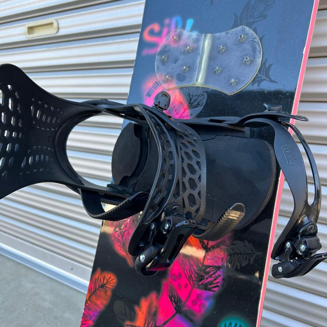 swivel silk 146 スノーボード flux pr ビンディングセット