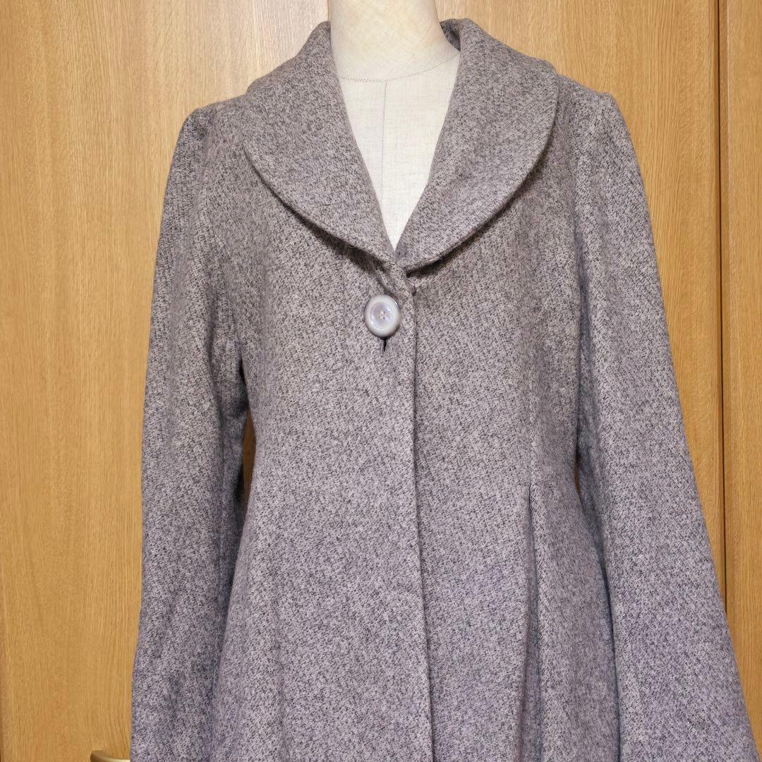 最高級 RES RALIQUE カシミヤ100% ミンクファー付 ロングコート - メルカリ