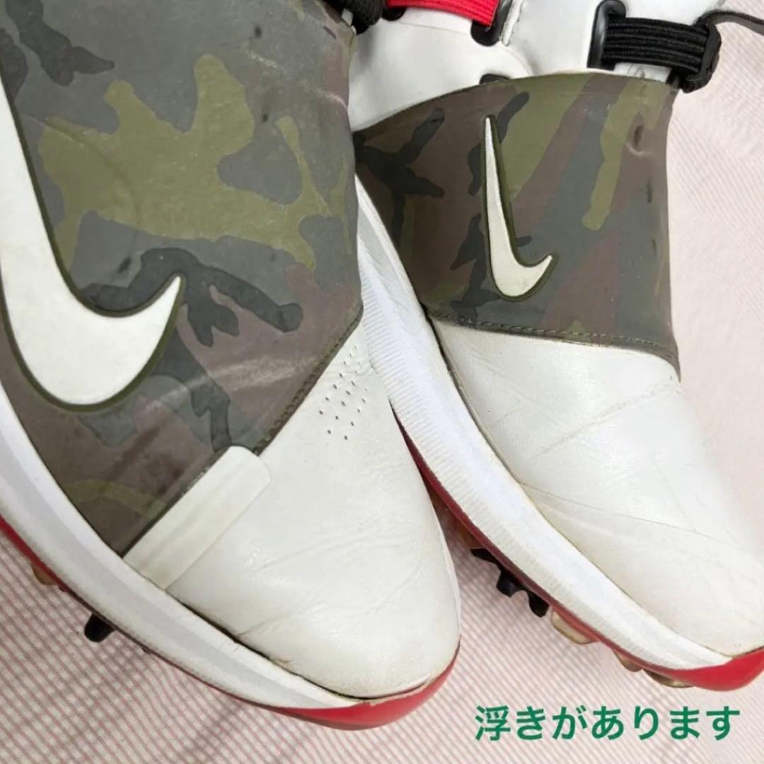 NIKEナイキ メンズ ゴルフシューズ 26☆洗ってあります☆訳あり☆カモフラ