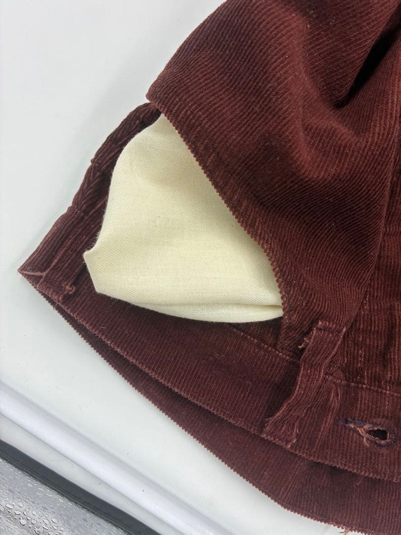 Levi's '80s519 コーデュロイ W33L34 ワインレッド 美品