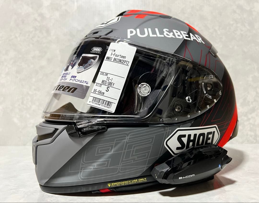 総額約15万円分✨SHOEI X-Fourteen B+COM SB6X 内装付 SHOEI Gallery限定】SHOEI最高峰にカーボンモデル！「X-Fifteen Carbon