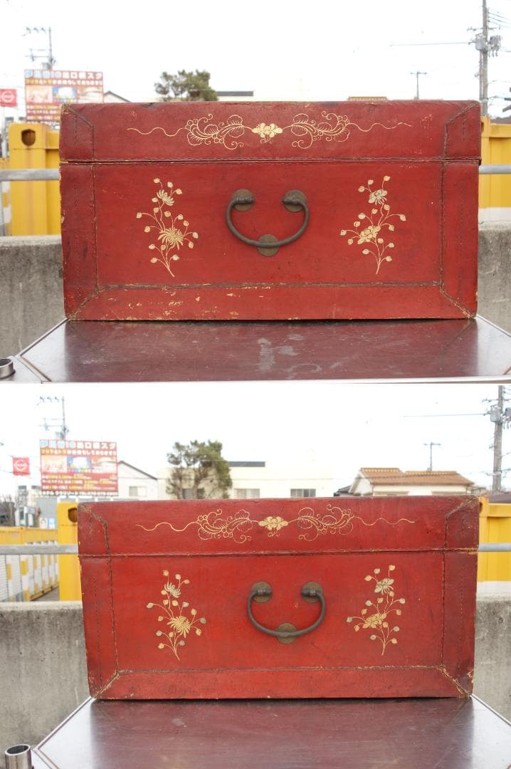 中古】K▽支那 清国末 大正時代 中国文物 清朝中国 箱 (37626) - メルカリ
