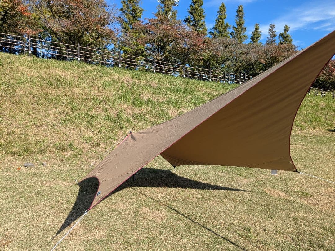 テンマクデザイン　ムササビウイング13ft　TC焚き火version ムササビウィング13ft. TC“焚き火”バージョン｜TARP｜PRODUCTS｜tent