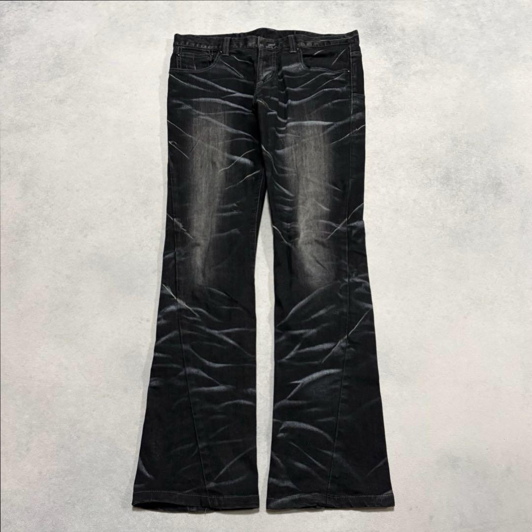 パンツ TORNADO MART Black Flare Denim Pants 2026年最新】tornado mart フレアの人気アイテム - メルカリ