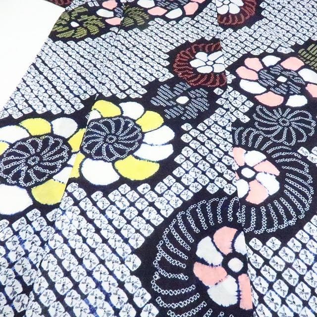 専用Y3423◇美品 有松鳴海絞り 綿 居敷当て付 手縫い 高級浴衣 - メルカリ