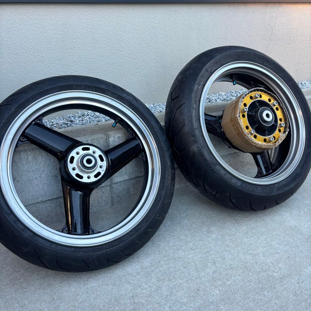 ZRX400 太足化 ZRX1100純正ホイール流用 - メルカリ