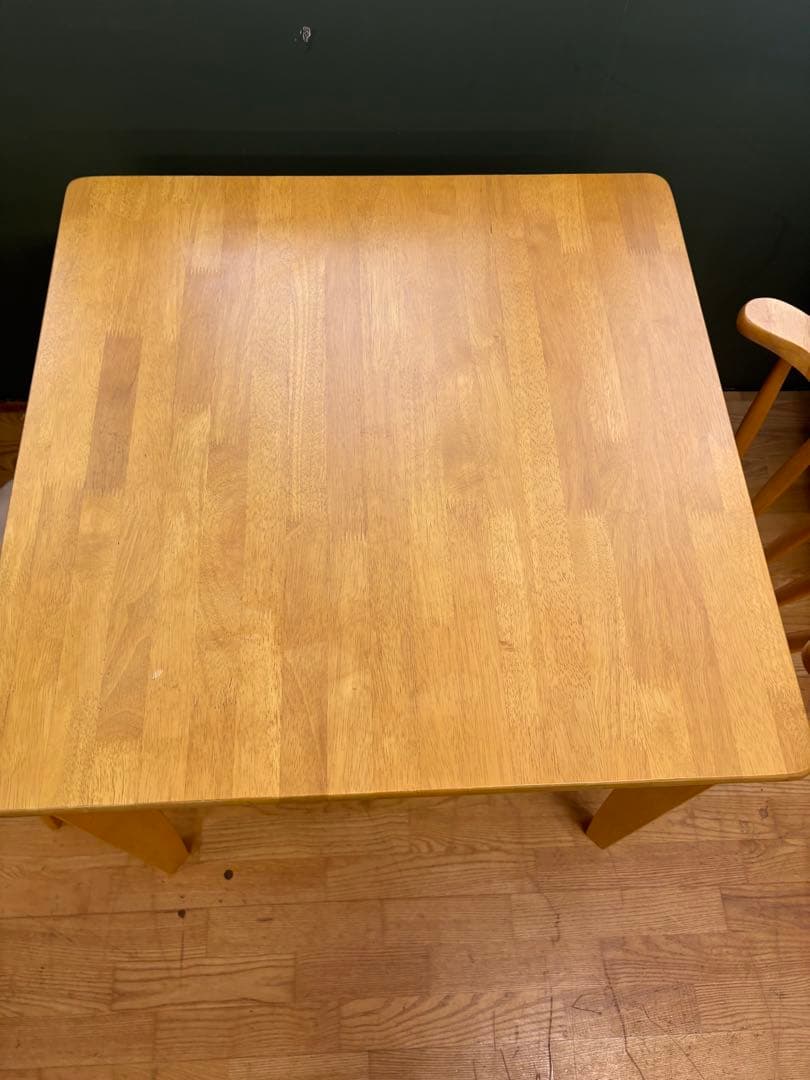 M003 木製ダイニングテーブル 3点セット 幅600mm