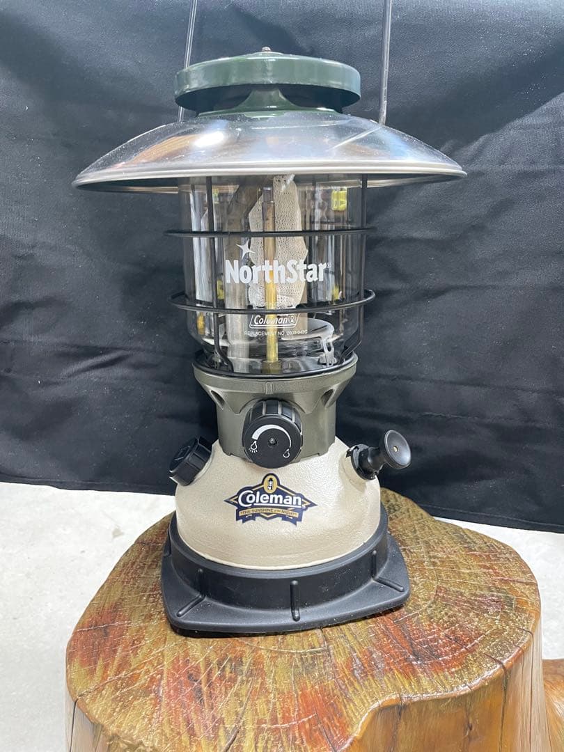 【塗装カスタム・動作確認済】 Coleman NorthStarランタン＋備品付 コールマンノーススター2000をフルリメイク塗装‼︎ ホヤを
