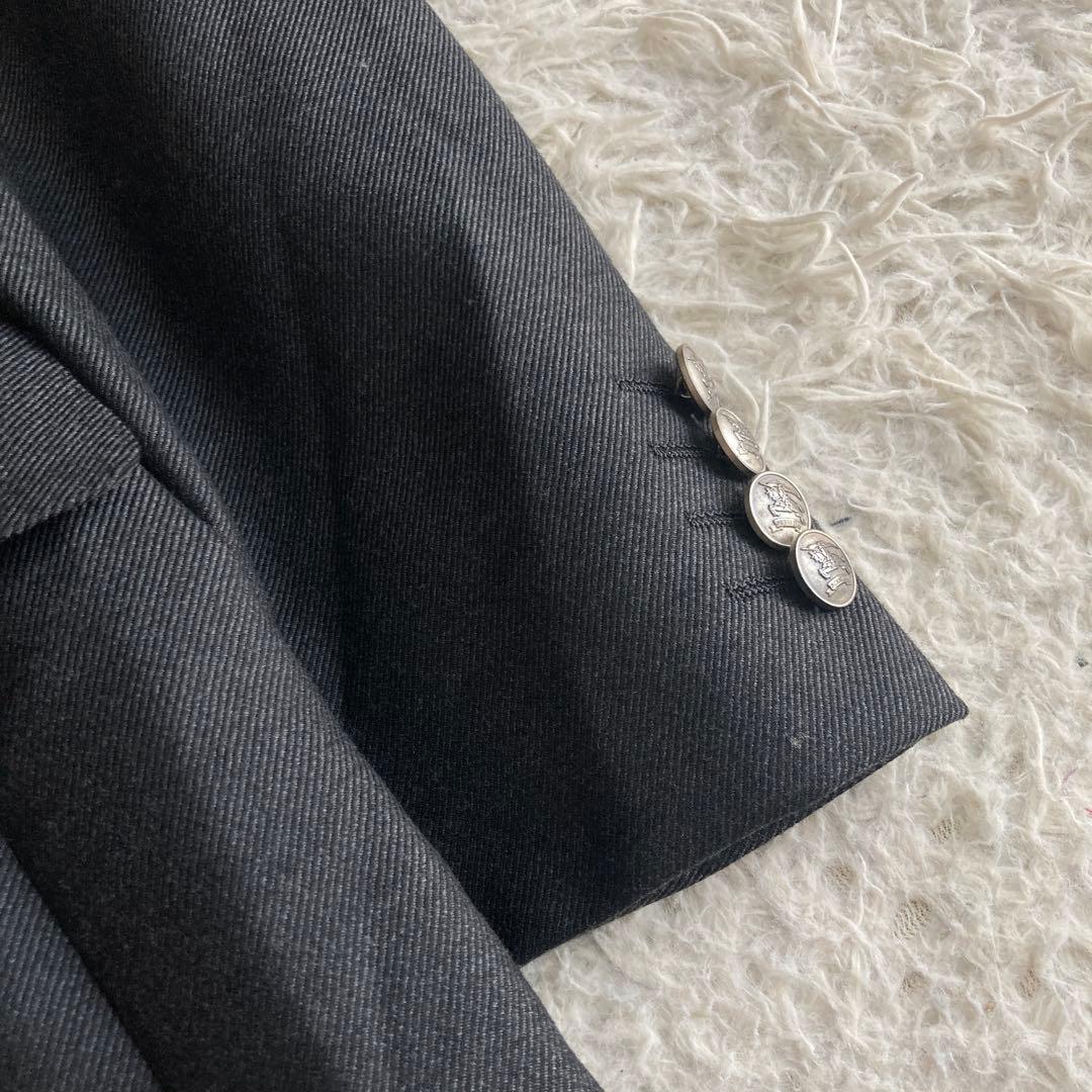BURBERRY London ダブルボタンジャケット チャコール BB7 - メルカリ
