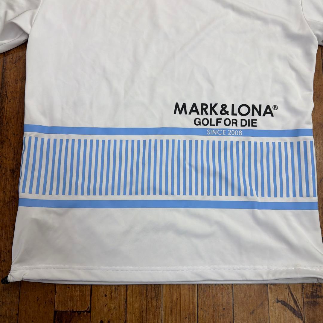 MARK & LONA ゴルフシャツ ホワイト 最低 価格