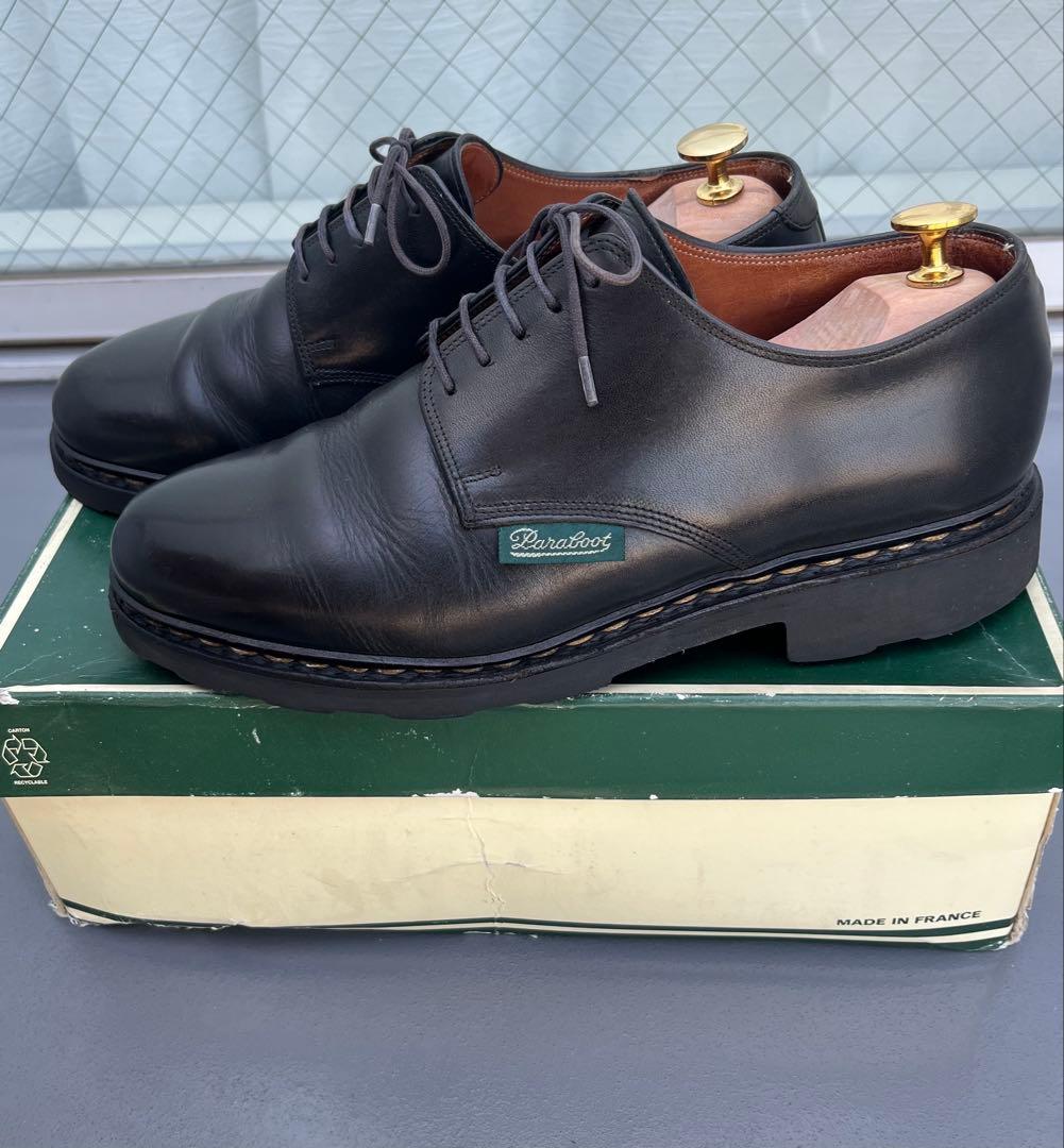 【美品】パラブーツ　98年　箱付き　デカタグ　プレーントゥ　アルル　レア 2026年最新】パラブーツ アルルの人気アイテム - メルカリ