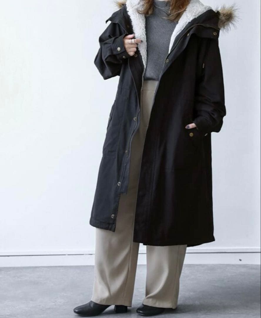 somariソマリ『ライナー付き3wayモッズコート』ネイビー - メルカリ