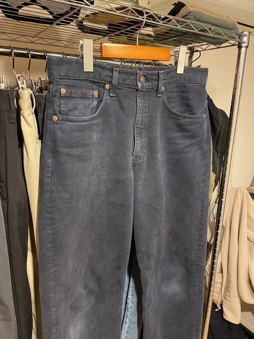t*x様 リーバイス 555 90s アメリカ製 ブラックデニム 32/30