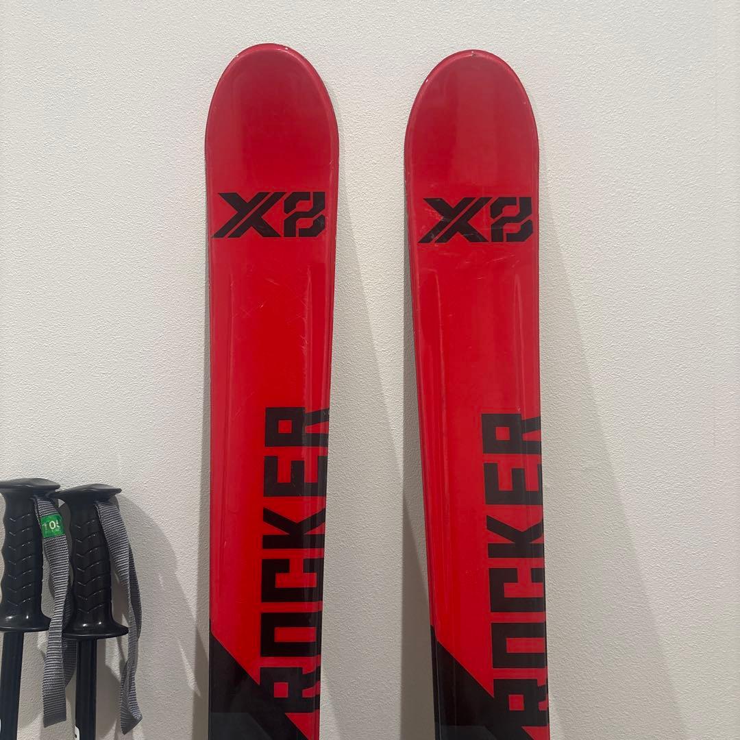 ROCKER X8スキー板140cm 4セット（おまけゴーグル付き） - メルカリ