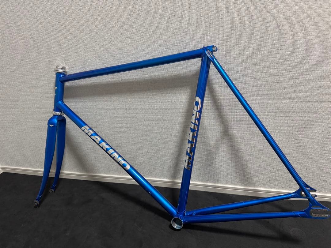 マキノ　ピストフレーム　競輪　njs 送料込 競輪・ピストフレーム レッド マキノ NJS認定品｜Yahoo!フリマ