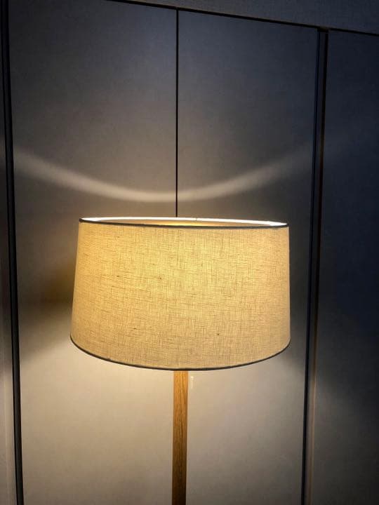廃盤】無印良品 LED麻シェードフロアライト 照明 - メルカリ