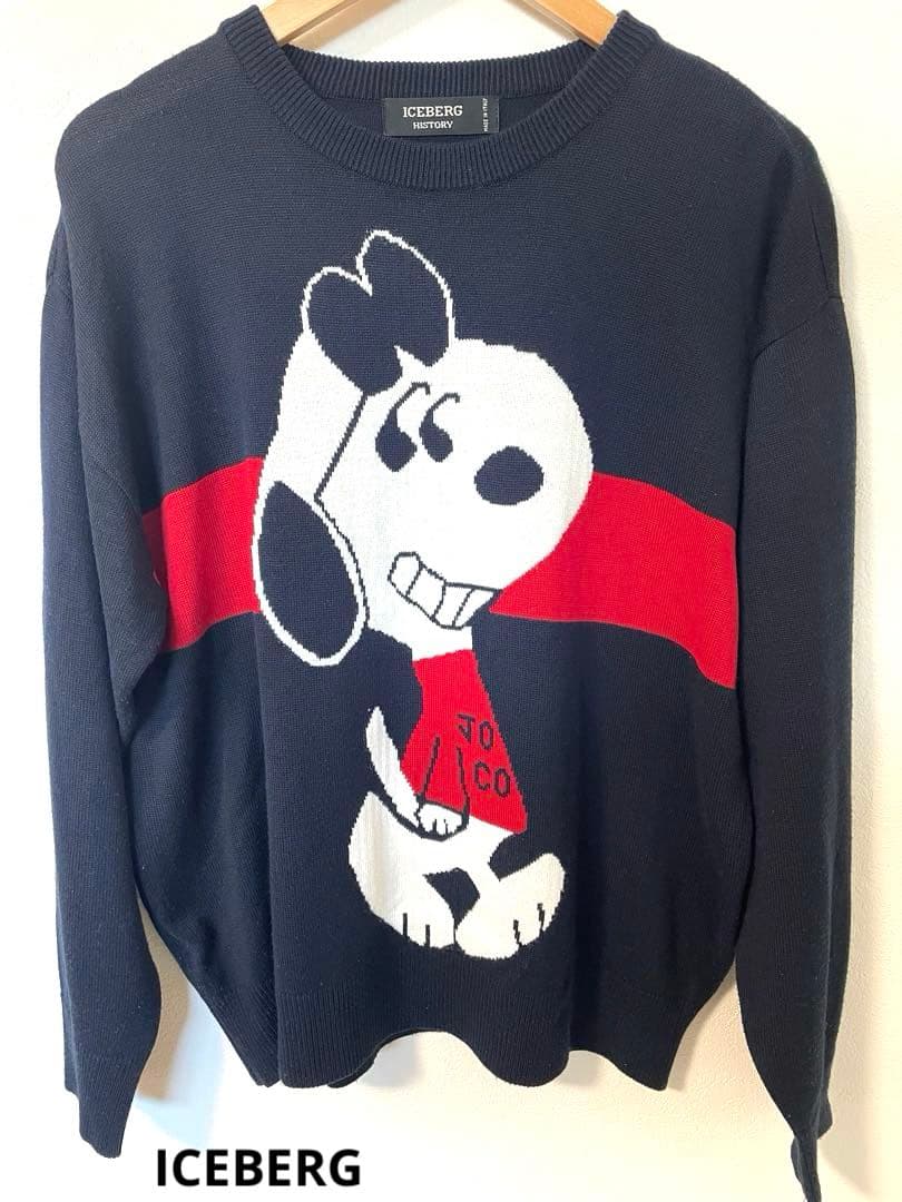 ICEBERG HISTORY スヌーピー ニット セーター PEANUTS - メルカリ