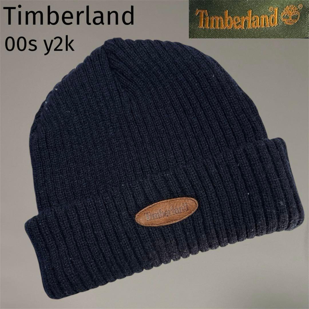 00s y2k Timberland ティンバーランド ニットキャップ ビーニー Timberland（ティンバーランド） ニットキャップ ビーニー 帽子