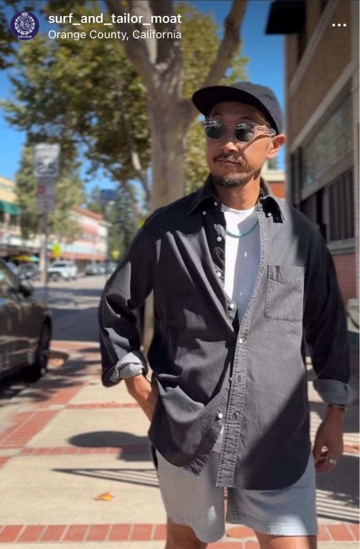 Surf&TailorMOAT サーフ&テーラー モート ブラックデニムシャツ - メルカリ