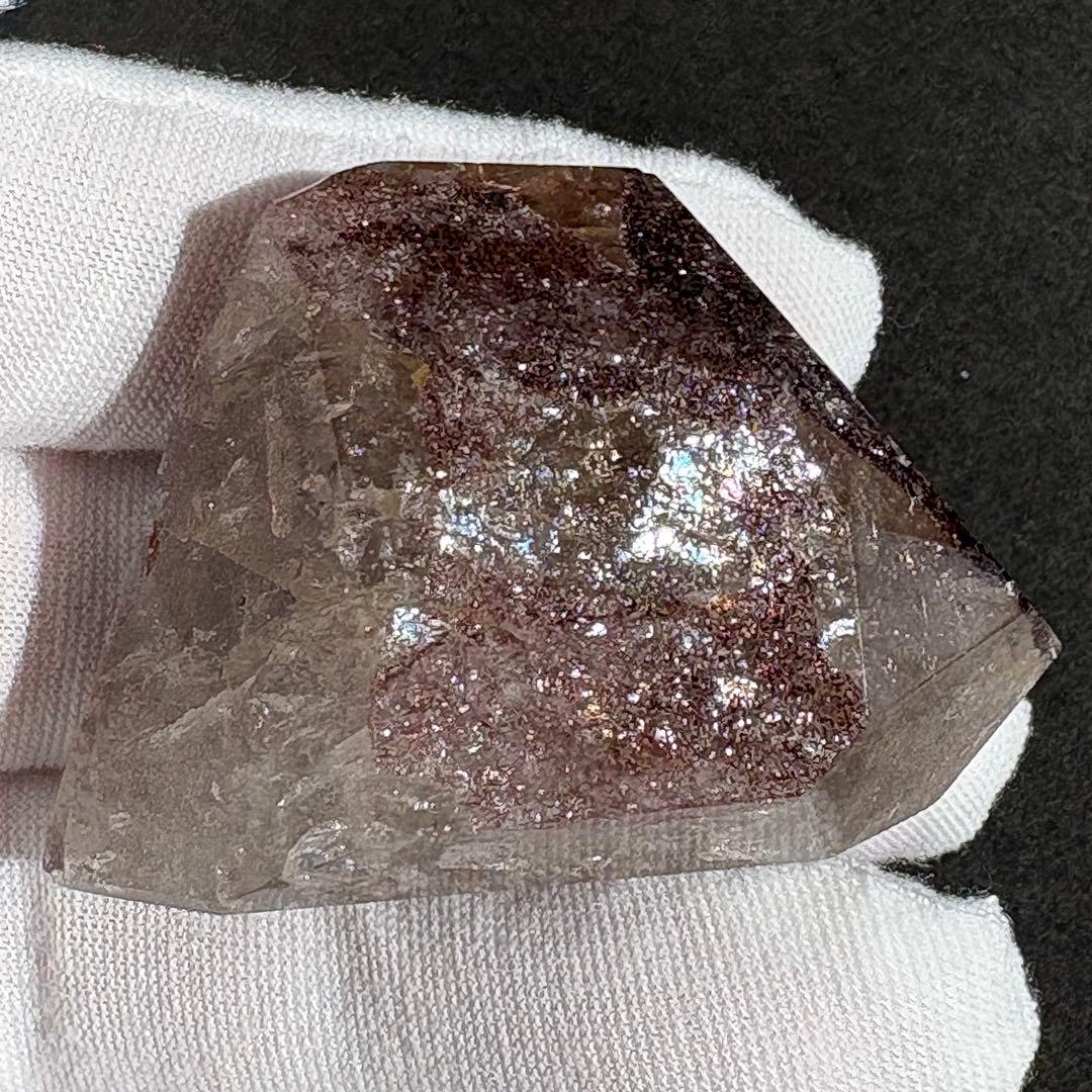 天然石 ポリッシュ ポイント スーパーセブン 石 パワーストーン 虹 置物