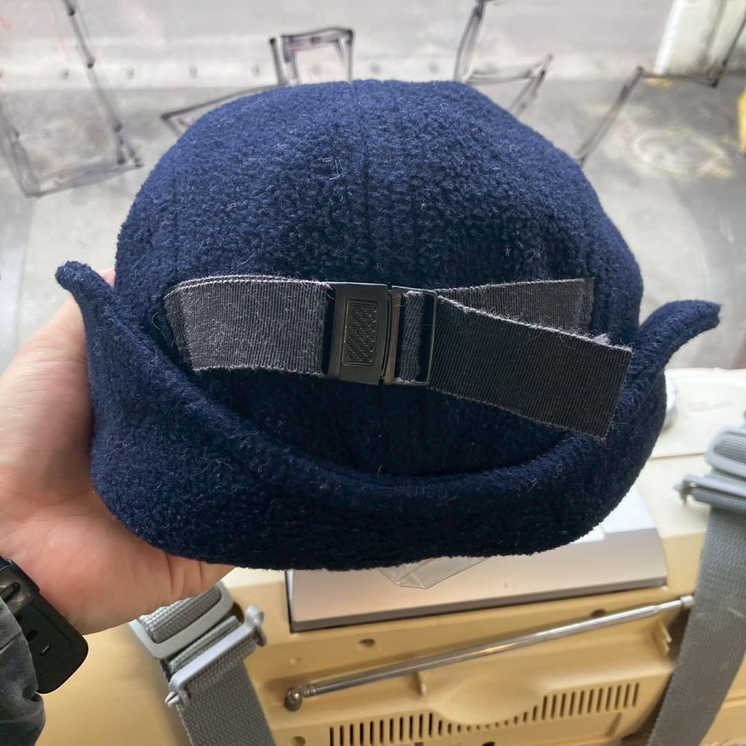 L.L.Bean POLARTEC CAP USAフリースキャップ　筆記体ロゴ