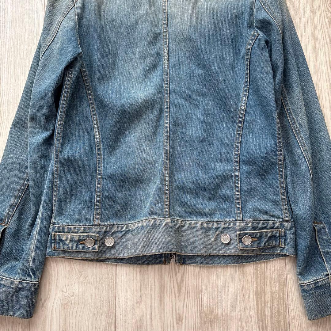 希少】DOLCE&GABBANA デニムジャケット 44 S ロゴプレート付き