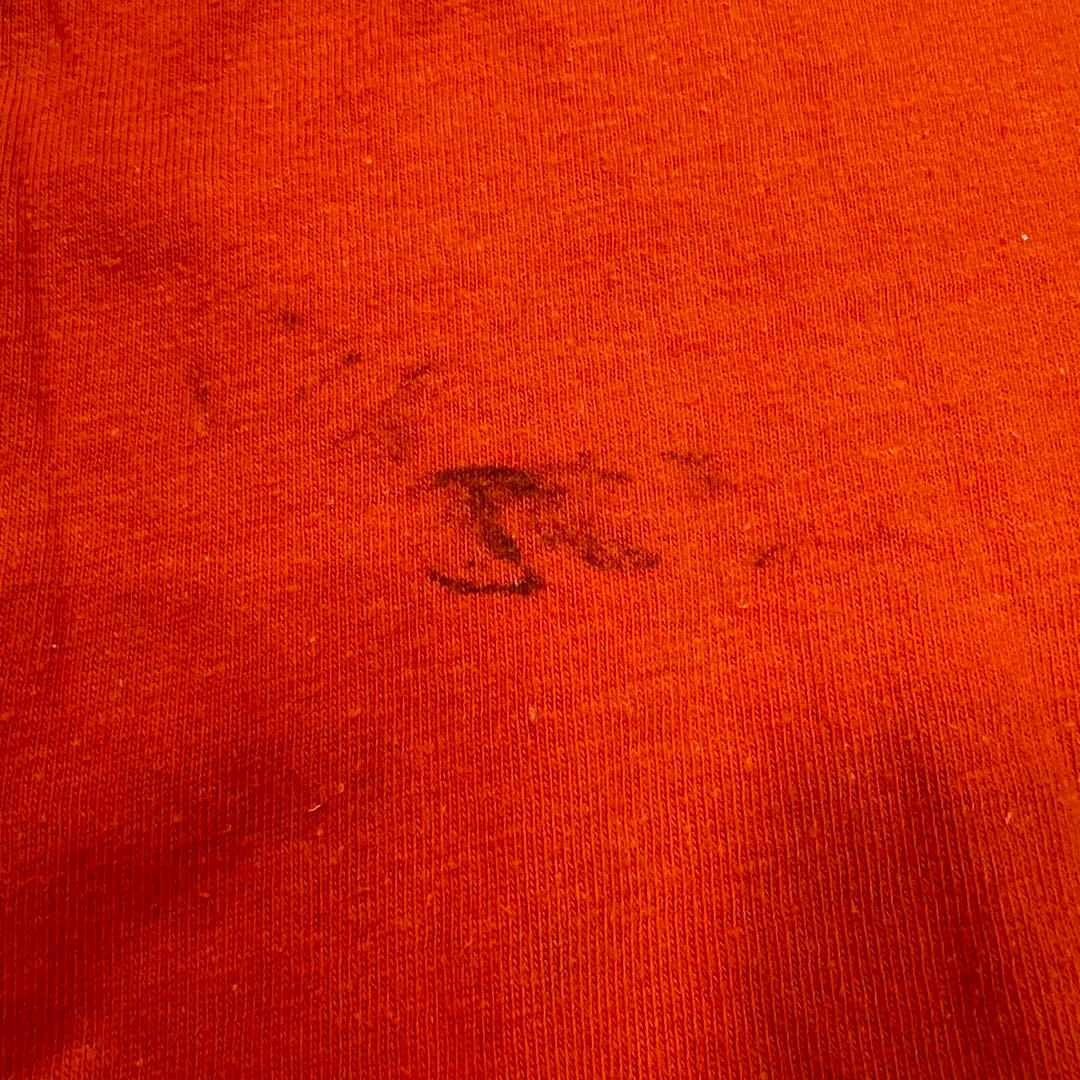 70s \"champion\" ミュージックシアター フットボールTシャツLサイズ