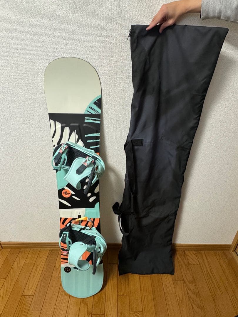 ミキさん専用】BURTON 140 スノーボード ビンディングM バッグ付き