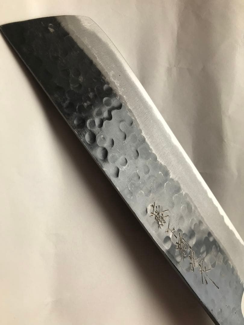 菜切り包丁 藤下新次氏作 白ニ鋼 180mm 新品未使用 - メルカリ