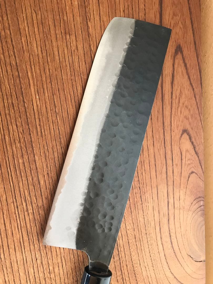 菜切り包丁 藤下新次氏作 白ニ鋼 180mm 新品未使用 - メルカリ