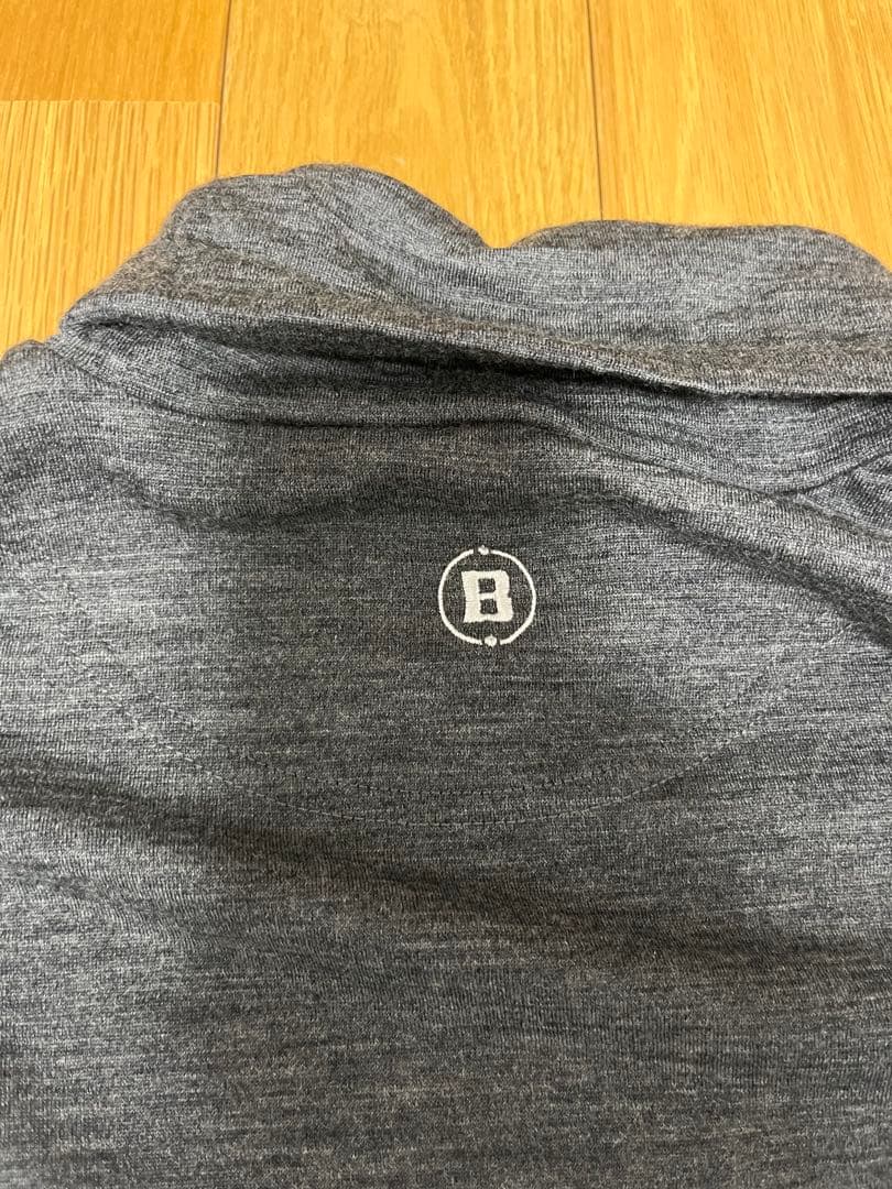 BRIEFING ダークグレー ハイネックシャツ アウトレット 価格