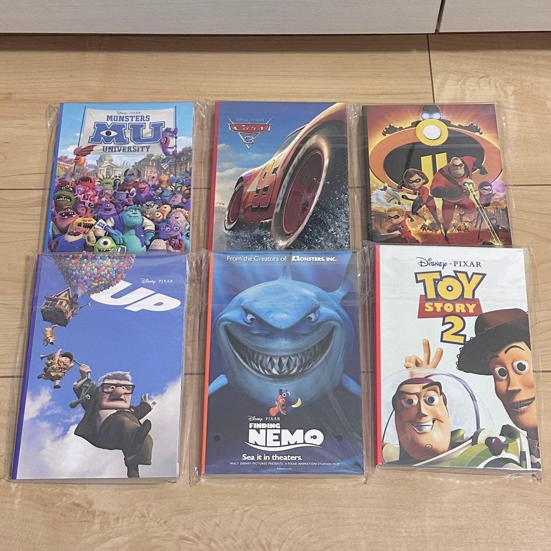 ディズニー 1番くじ ピクサー H賞 ポストカードブック6種セット - メルカリ