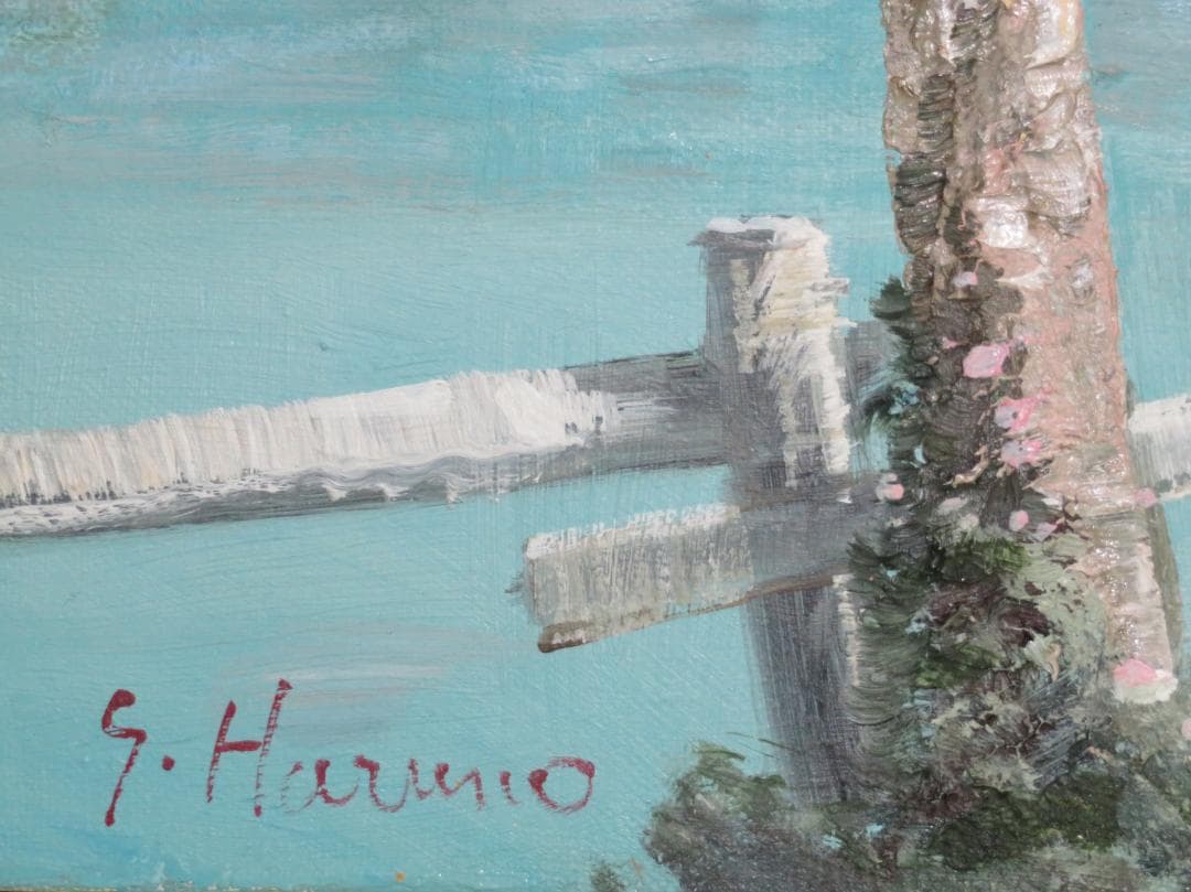 ◆ 春野修一 　「 ロワール」　油彩　F6　伊寿美会所属　◆