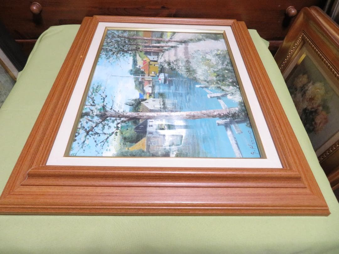 ◆ 春野修一 　「 ロワール」　油彩　F6　伊寿美会所属　◆