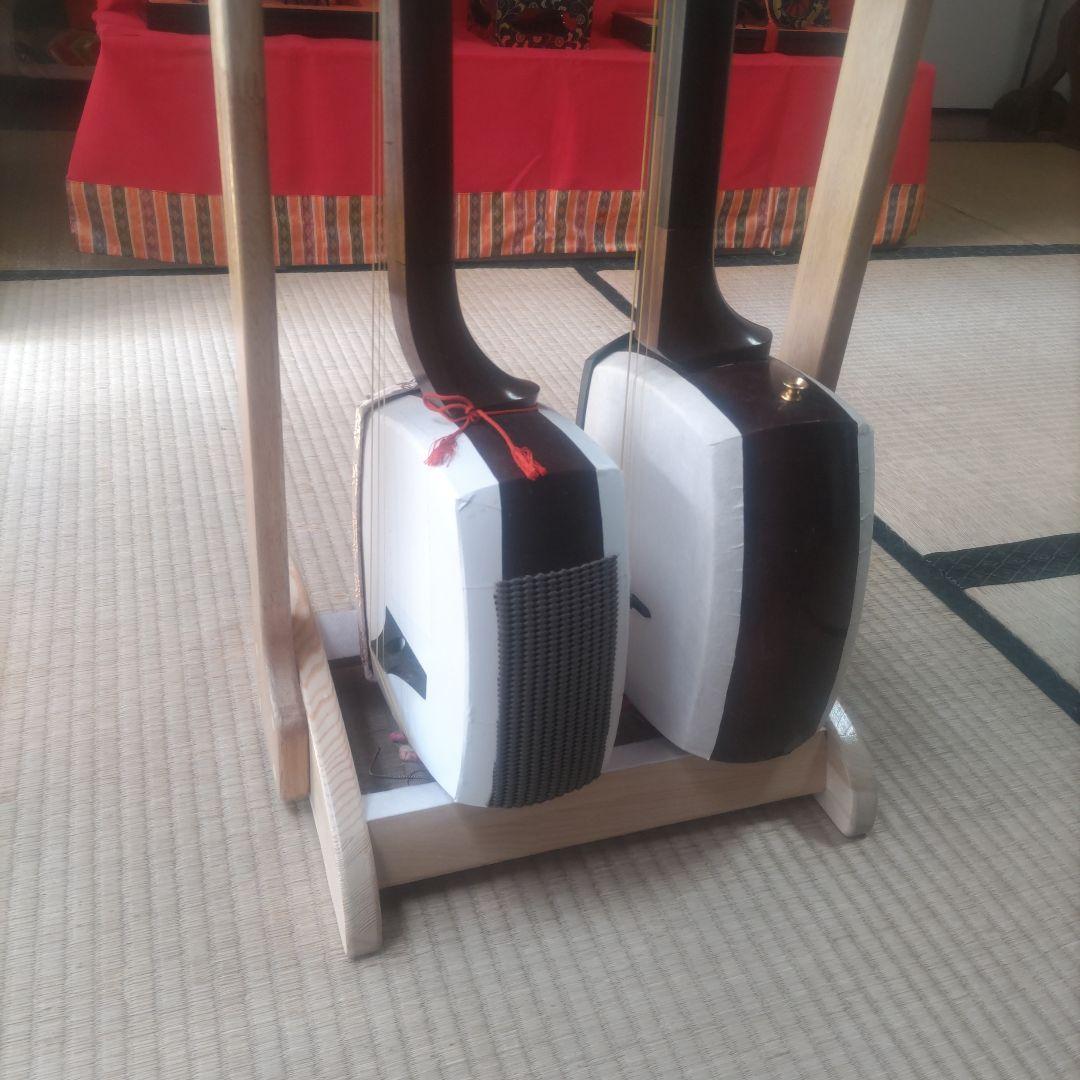 じゅんこさん 専用ページ 2本立て三味線スタンド