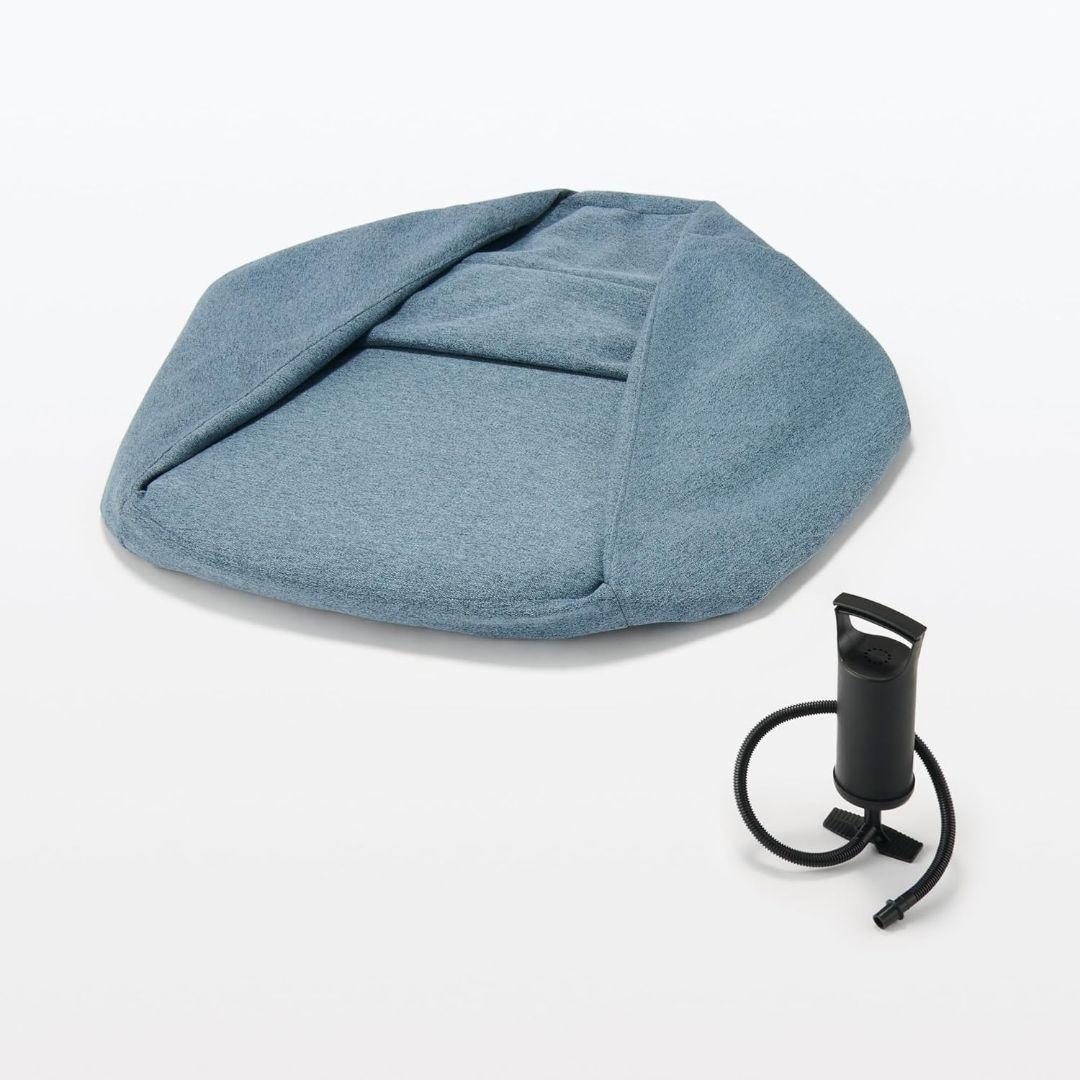 新品・未使用＊*無印良品 空気でできたソファ ネイビー☆廃盤モデル