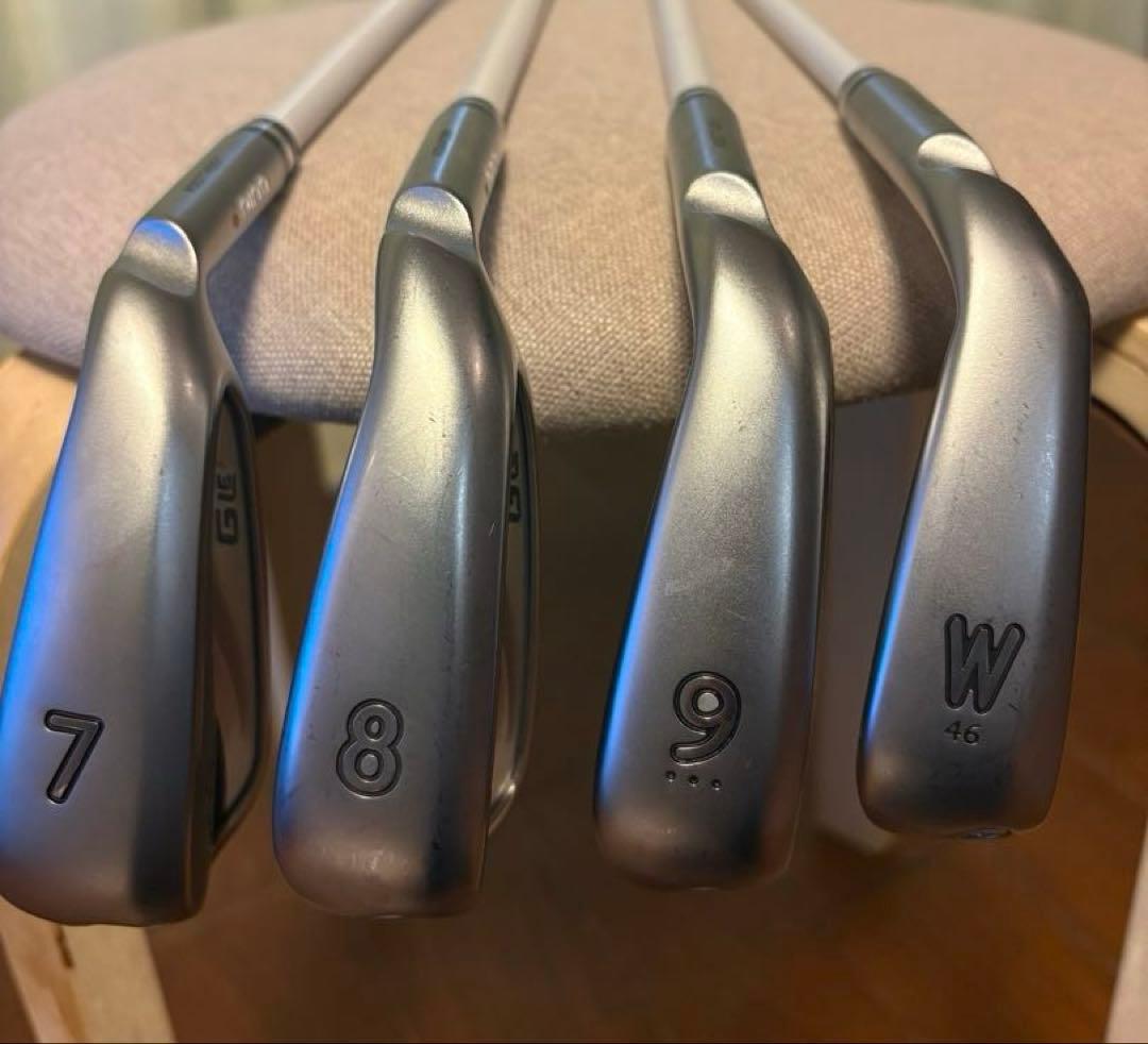 PING gle3 レディース アイアン4本セット 7 8 9 W (A)