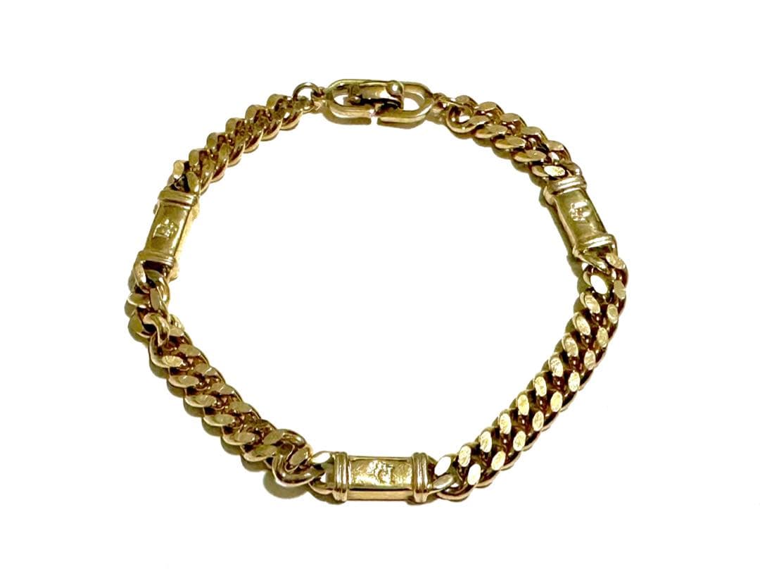 Christian Dior 喜平 ブレスレット ゴールド CDロゴ ゴールド