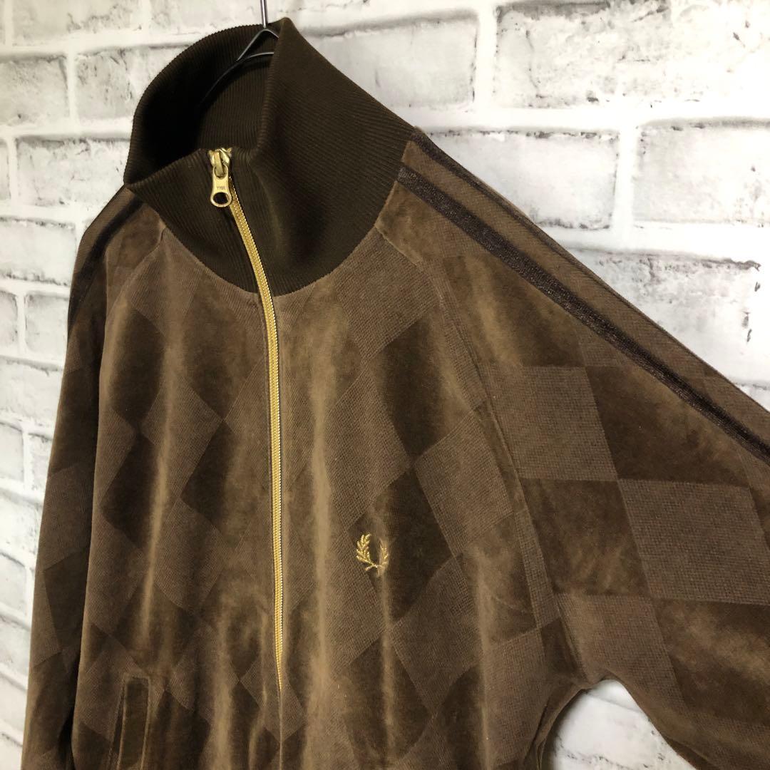 Fred Perry️ブラウントラックジャケット 金刺繍月桂樹 ポルトガル製