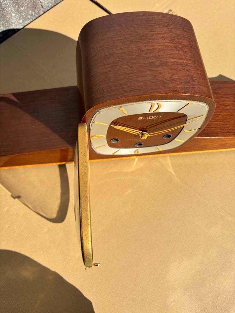 美品アンティークなSEIKO ウエストミンスターチャイム機能付ゼンマイ式