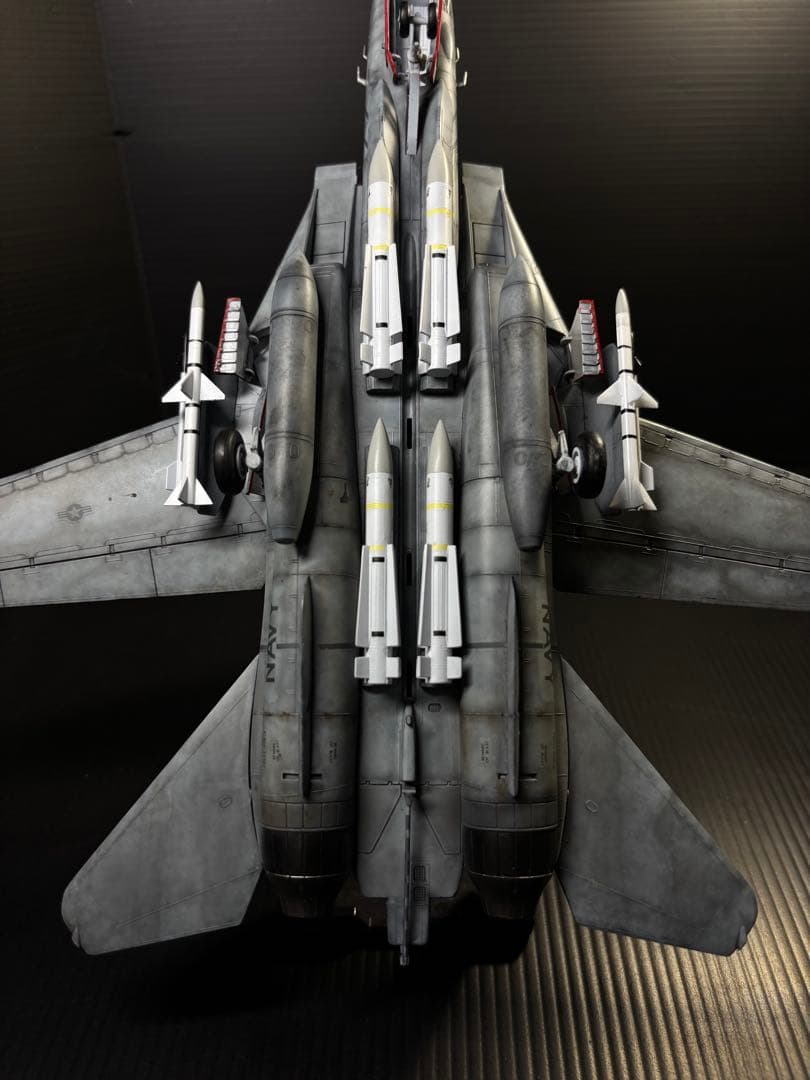 F14A トムキャット ロービジ仕様 1/72 プラモデル完成作品
