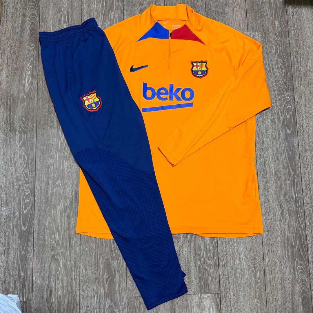 Nike FC Barcelona バルセロナ トレーニングジャージ 上下セット FCバルセロナ 25-26 Dri-FIT Strike トラックスーツ 上下セット