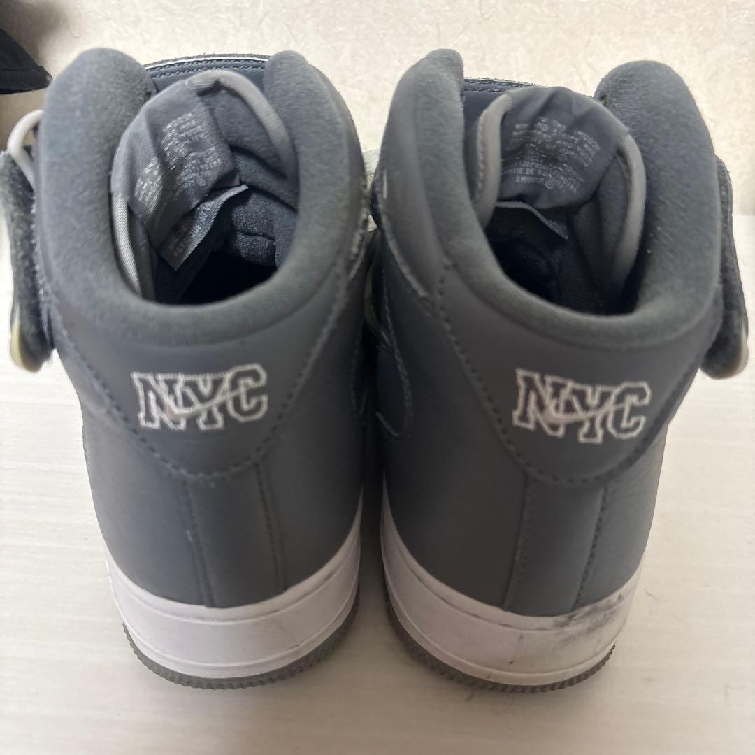 シューズ(男性用) NIKE 2021 AIR FORCE1 MID QS NYC 27.5cm