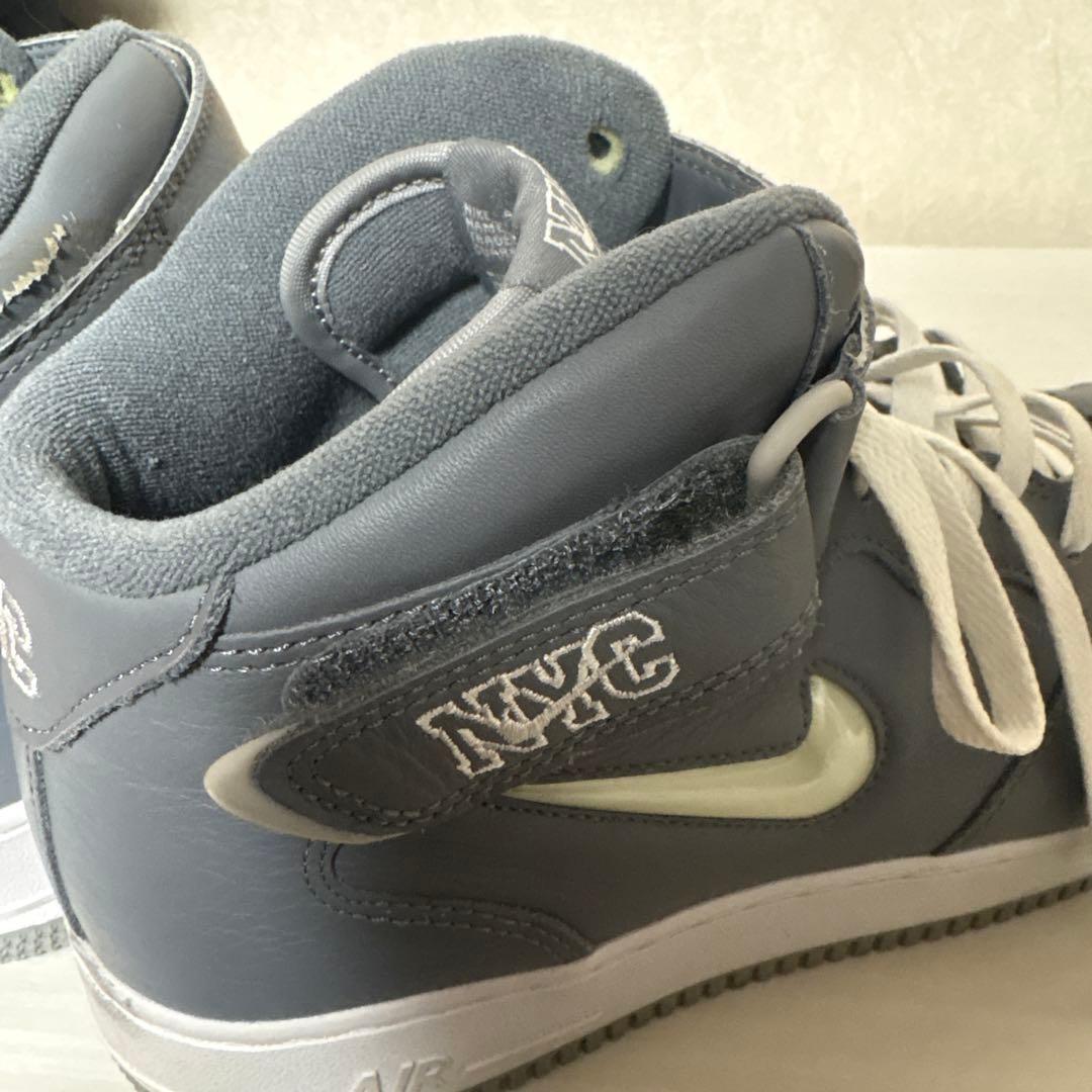 シューズ(男性用) NIKE 2021 AIR FORCE1 MID QS NYC 27.5cm
