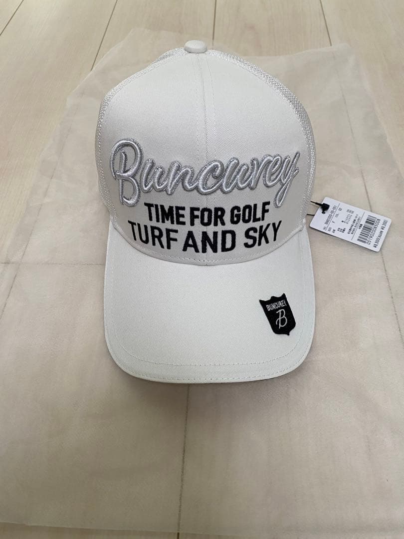 BUNCUREY バンクレイ ロゴ刺繍 ゴルフキャップ 帽子 新品・未使用品