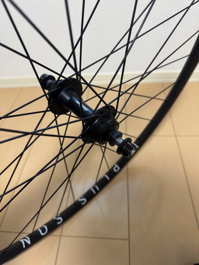 H PLUS SON archetype track wheel 黒 前後セット - メルカリ