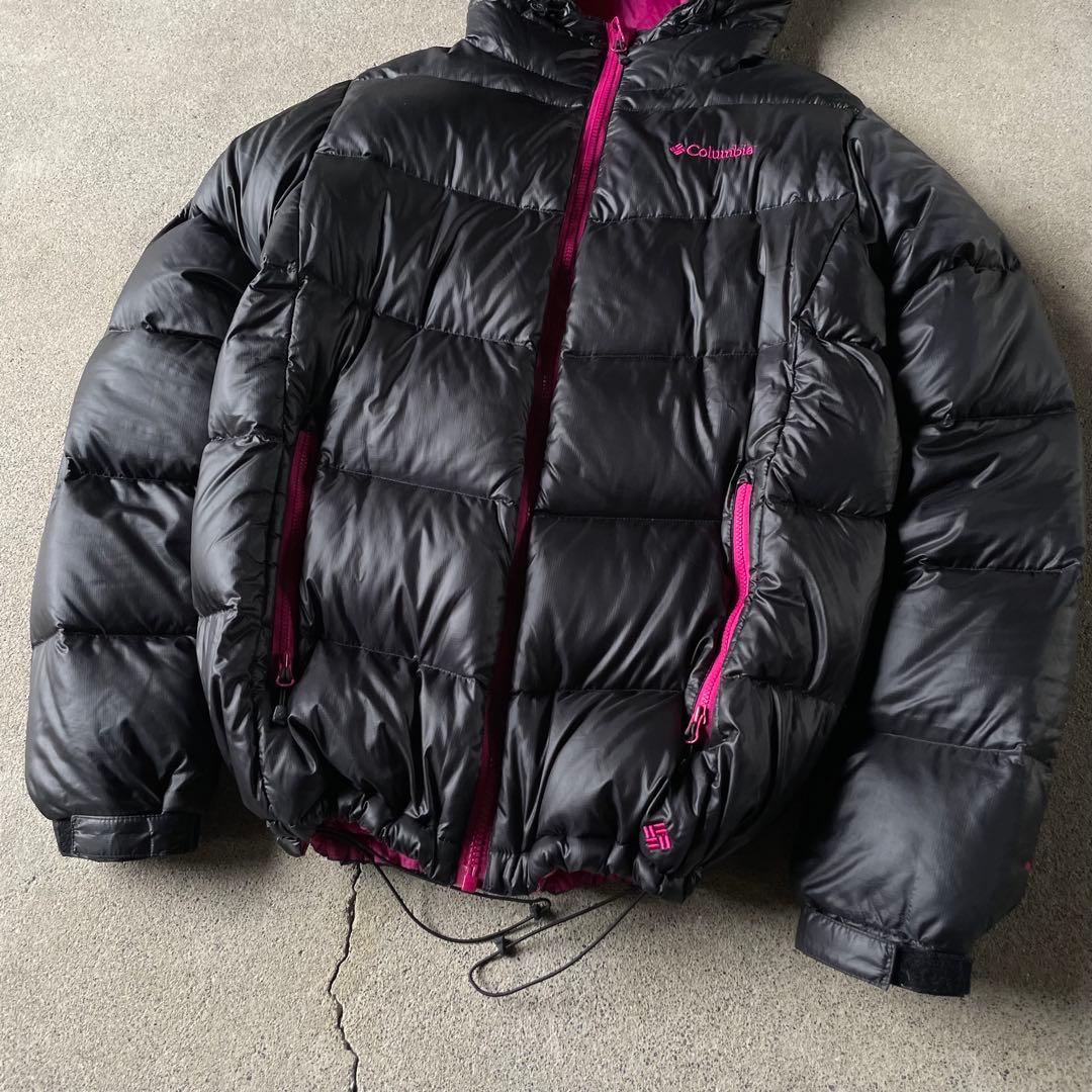 columbia down parka black pink archive アウトレット ショ