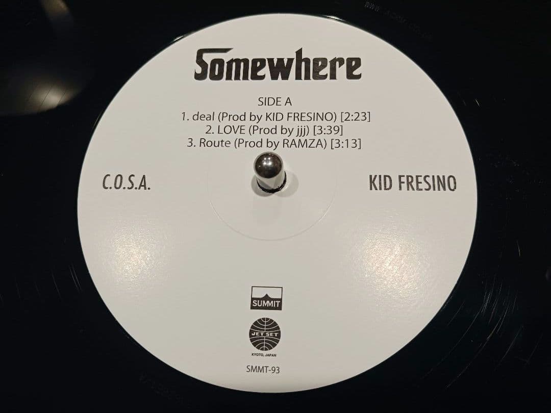 C.O.S.A. × KID FRESINO / Somewhere《レコード》 - メルカリ