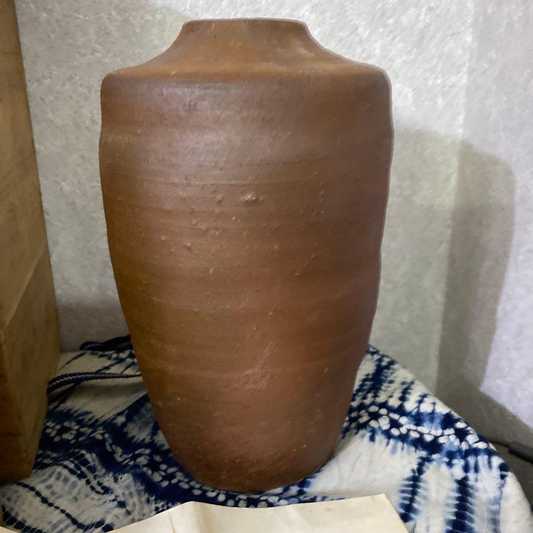 中村六郎 備前 花入