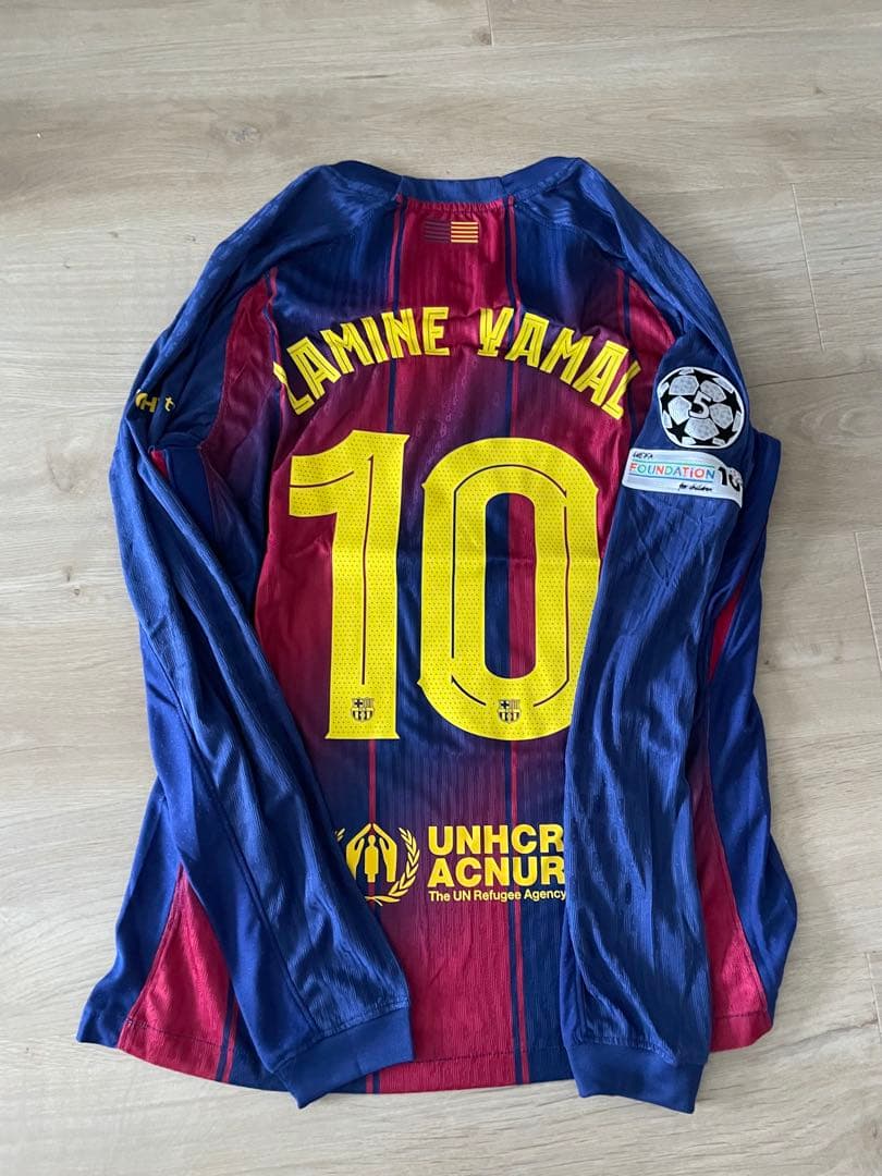 バルセロナ 長袖 ユニフォーム ヤマル L 24-25 バルセロナ No.19